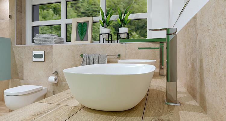 Evenes - Aufsatz-Waschtisch Eira